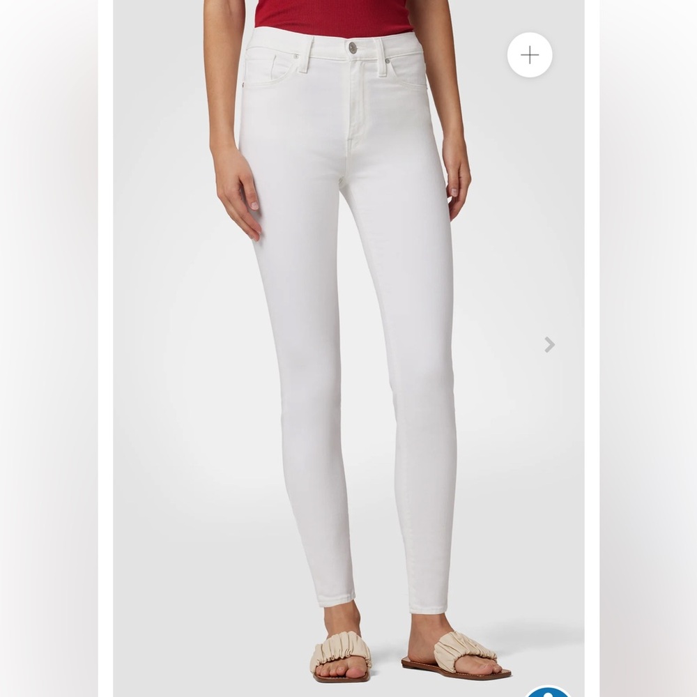 Hudson “Krista” White Low-Rise Skinny Jeans Y2K style 2010s millennial style